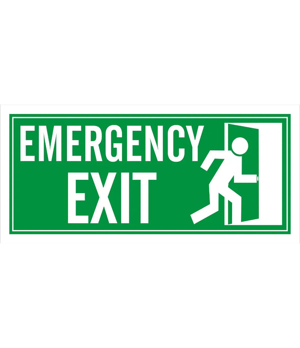 Emergency Exit Sign