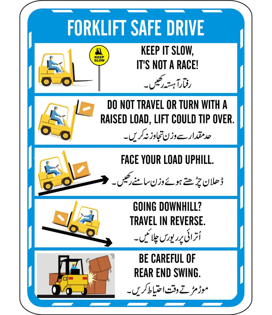 Forklift Safe Drive Sign – Safe-T