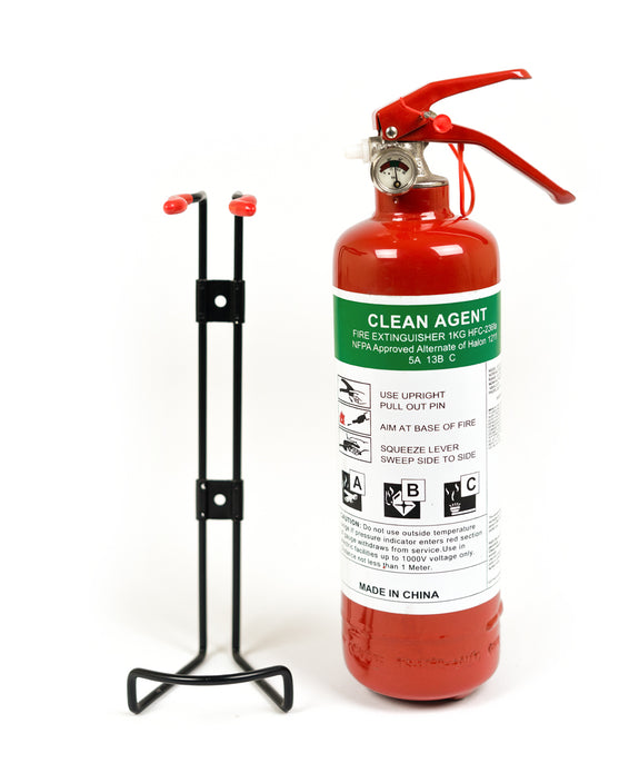 Clean Agent Fire Extinguisher 1kg HFC-236fa