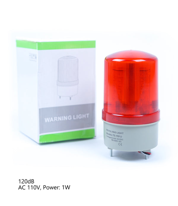 LED Revolving Warning Light + Buzzer