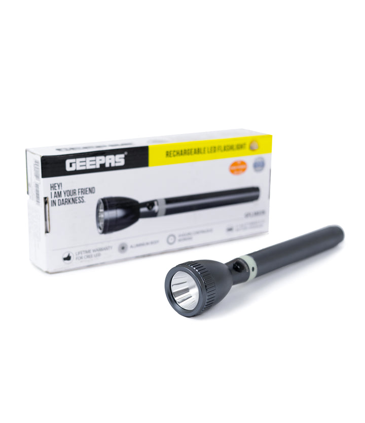 98 type rechargeable cree led flashlight Geepas CREE LED Torch - Rechargeable LED Flashlight