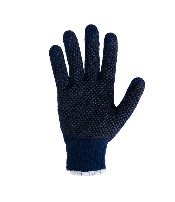 Cotton gloves / knitting gloves with single side dotted