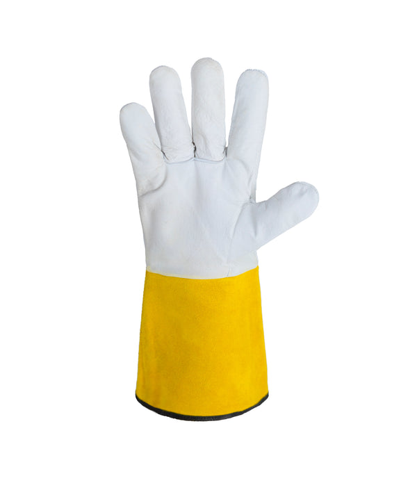 Argon welding gloves   (Goat skin leather + cow leather)