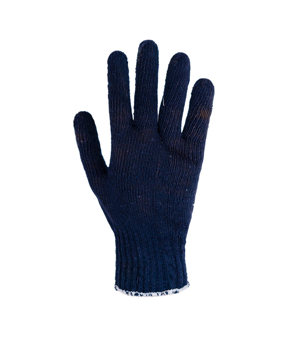 Cotton gloves / knitting gloves with single side dotted