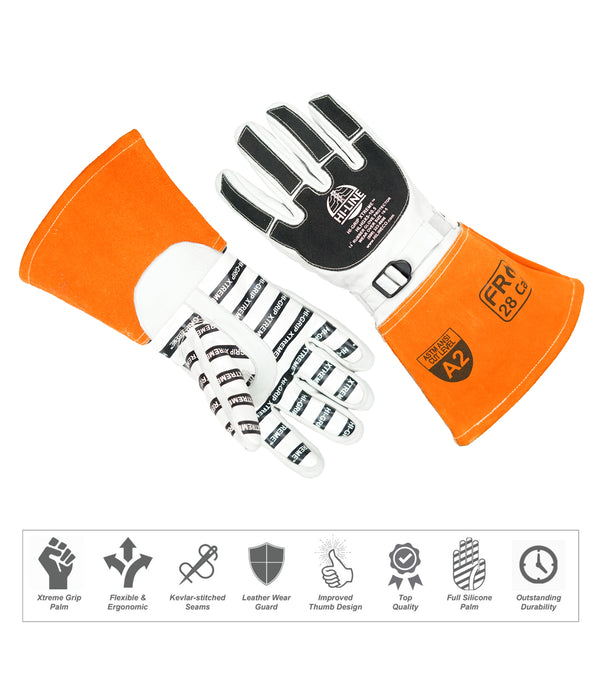 Hi-Line HLHGX3-9 Hi-Grip Xtreme 12-Inch Size 9 High Voltage Glove Protectors