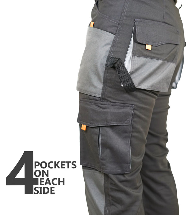 Safe-T Work Trousers Grey & Black