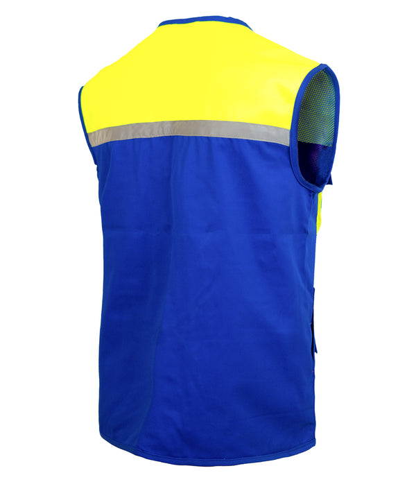 Hi-Vis Blue Color Vest