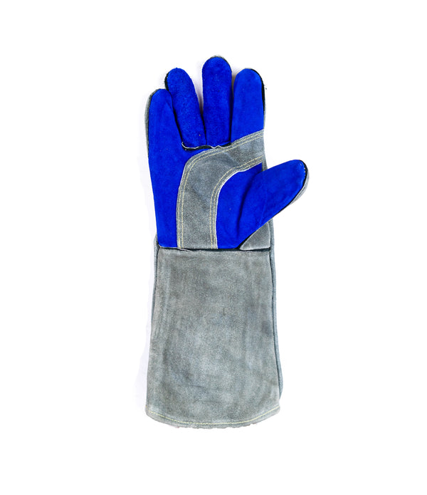 Welding leather gloves with double palm use