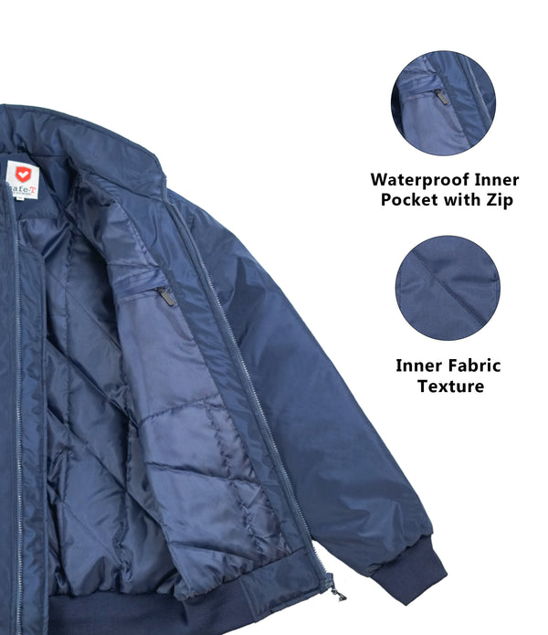 Safe-T Warm Water Resistant Jacket (Best for Winter & Rainy Days)