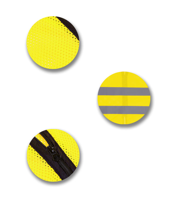 Mesh Vest Neon Yellow