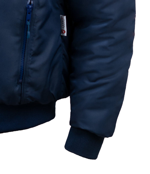 Bomber Puffer Blue