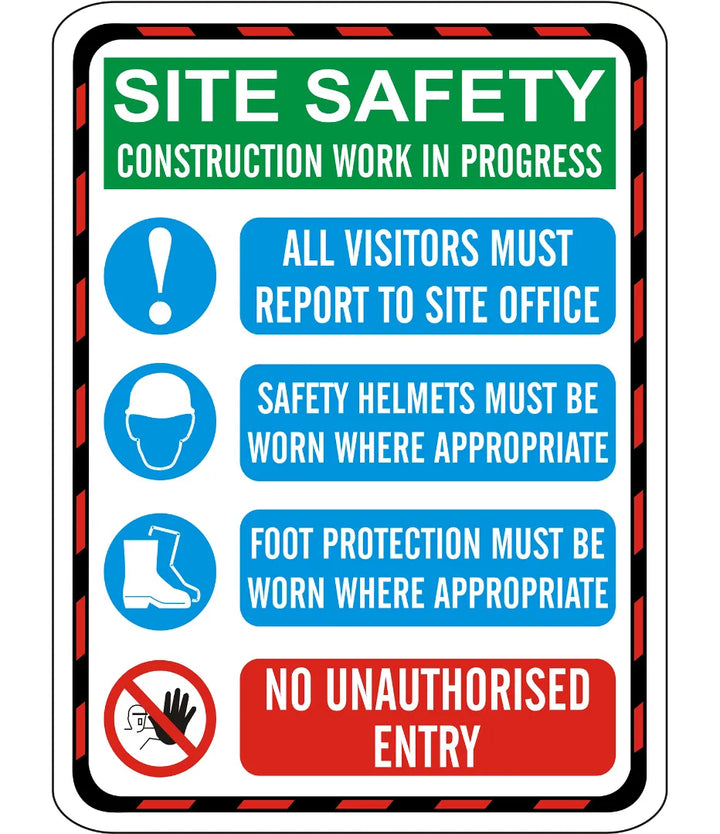 Construction Work In Progress Sign – Safe-T