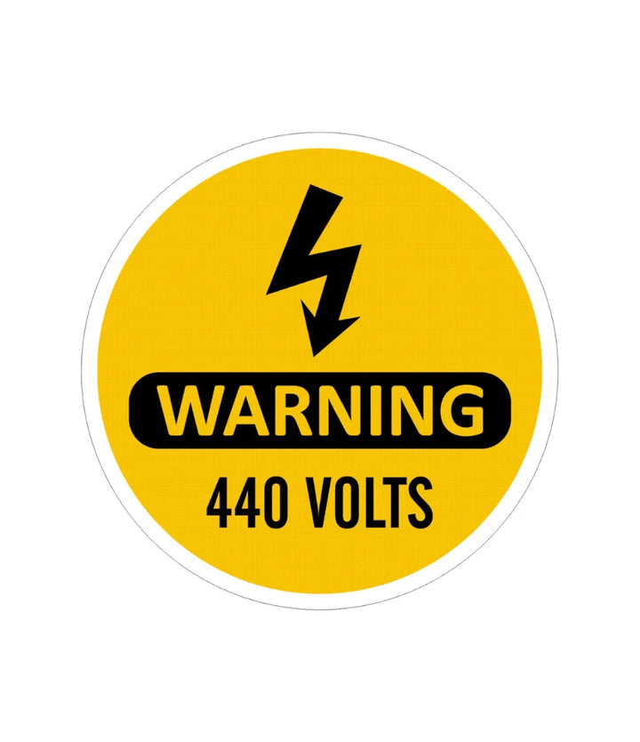 Warning 440 Volts Sign – Safe-T