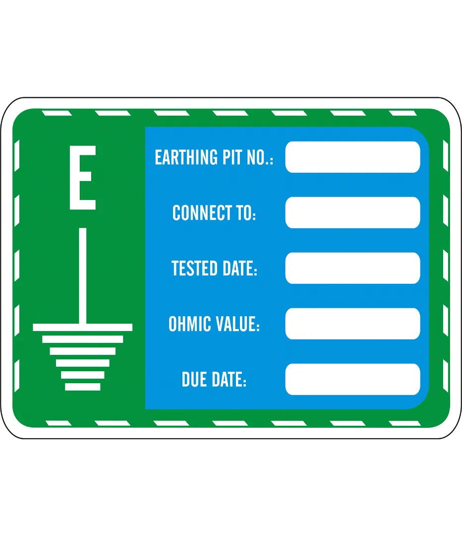 Earthing Form Sign – Safe-T