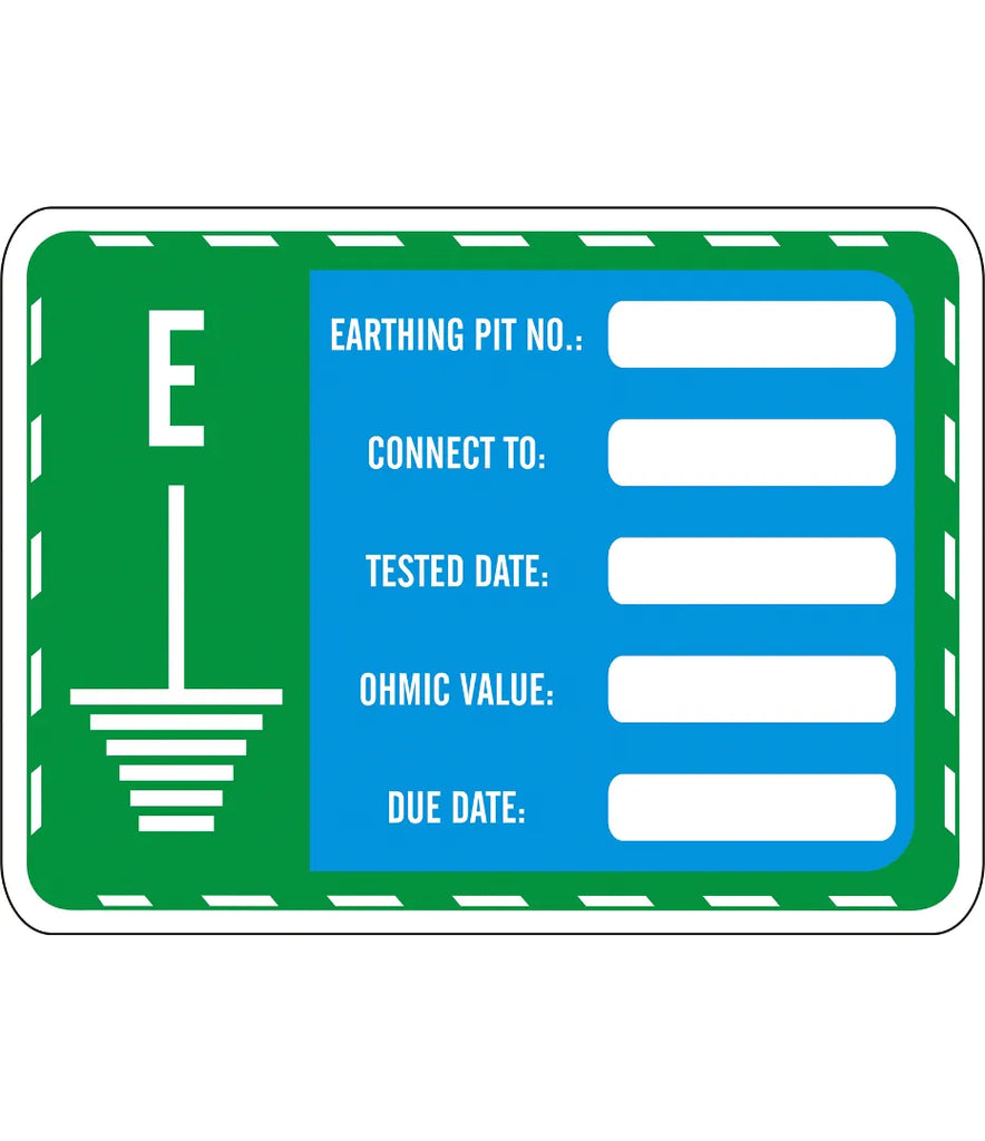 Earthing Form Sign – Safe-T