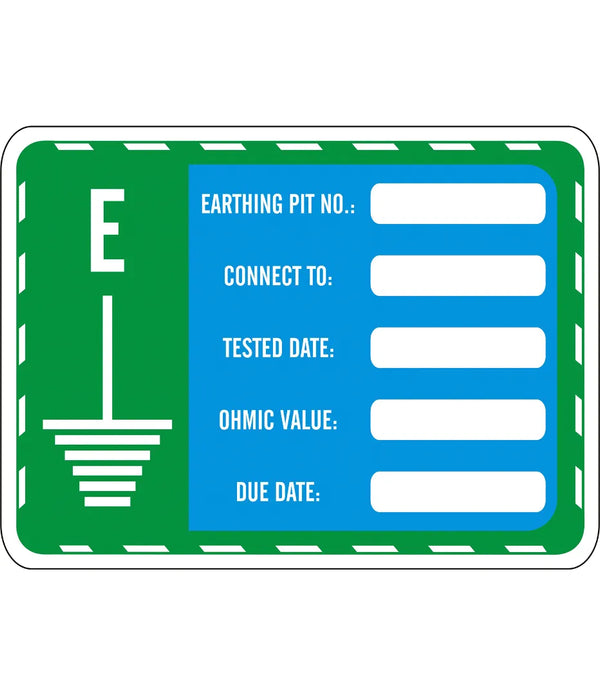 Earthing Form Sign