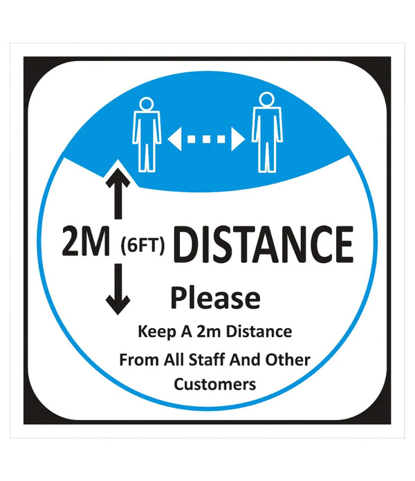 Keep 2M Distance Sign