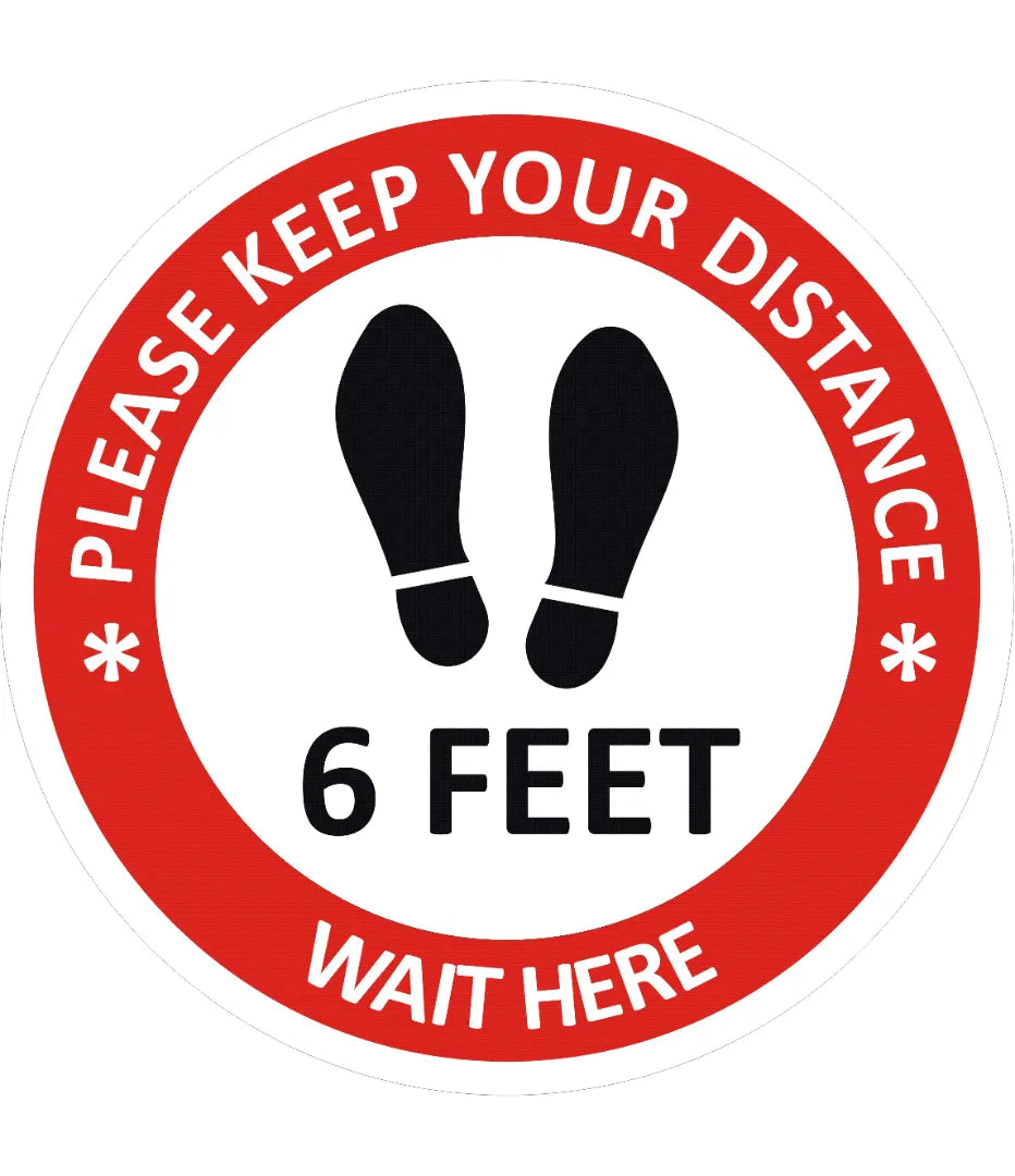 Please Keep your Distance Sign – Safe-T