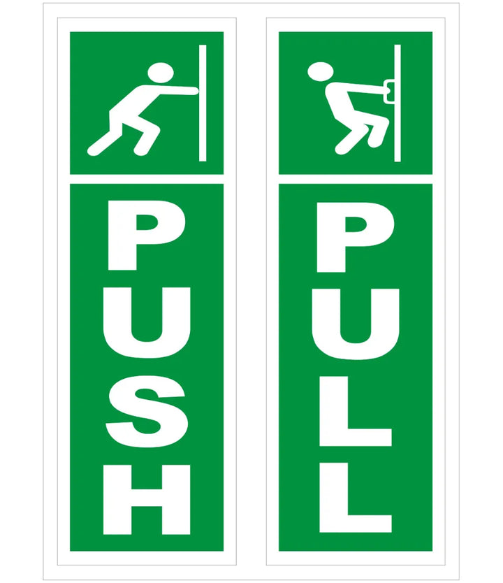Push/Pull Sign – Safe-T