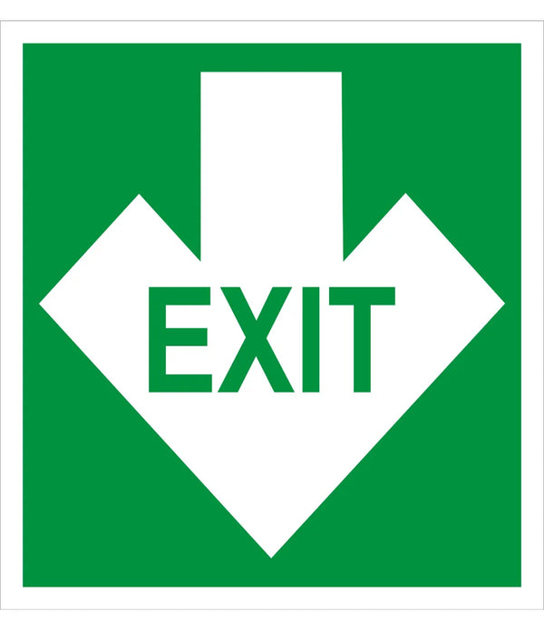 Emergency Exit Right Arrow Sign – Safe-T