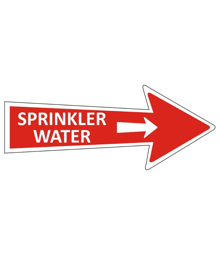 Sprinkler Water Sign – Safe-T