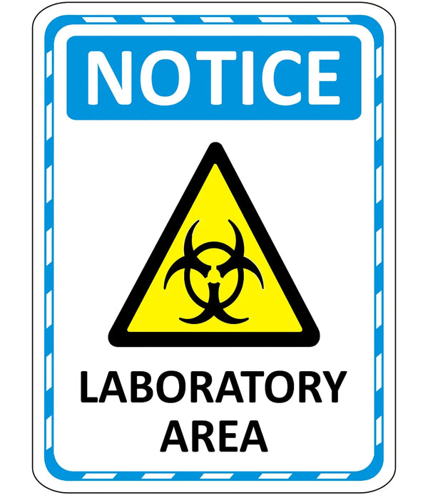 Laboratory Area Sign
