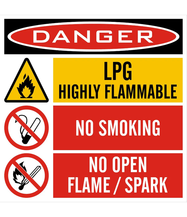 Danger L.P.G Sign
