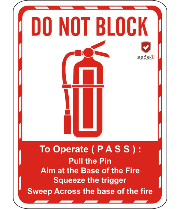 Do Not Block Sign