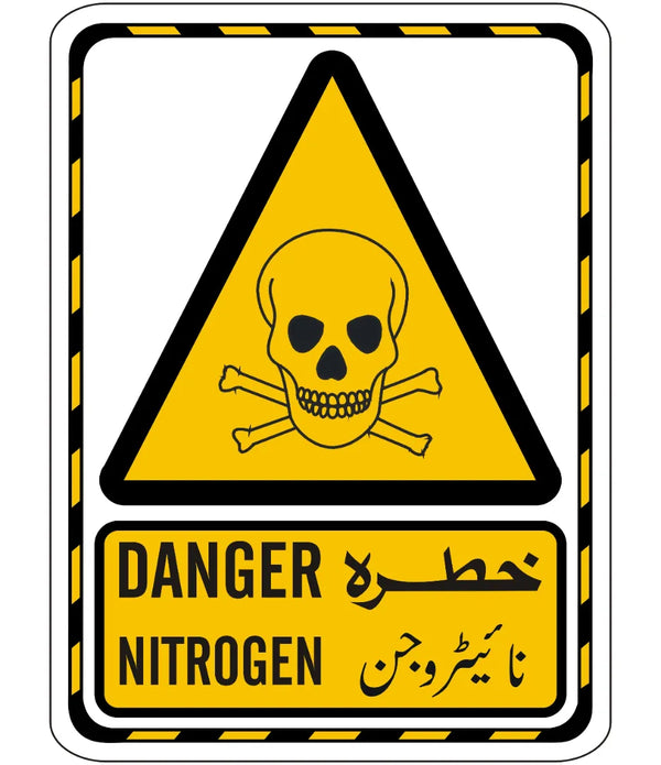 Danger Nitrogen Sign