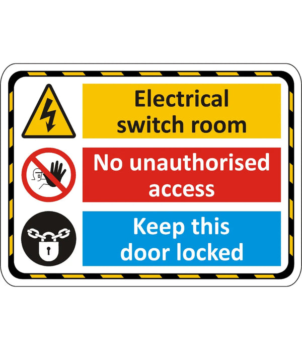 Switch Box Signs Electric Switch Room Sign – Safe-T