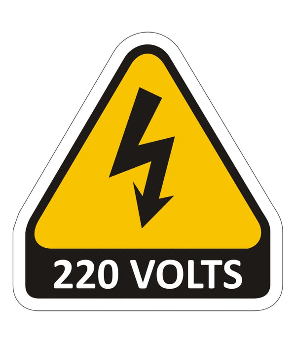 220 Volts Sign