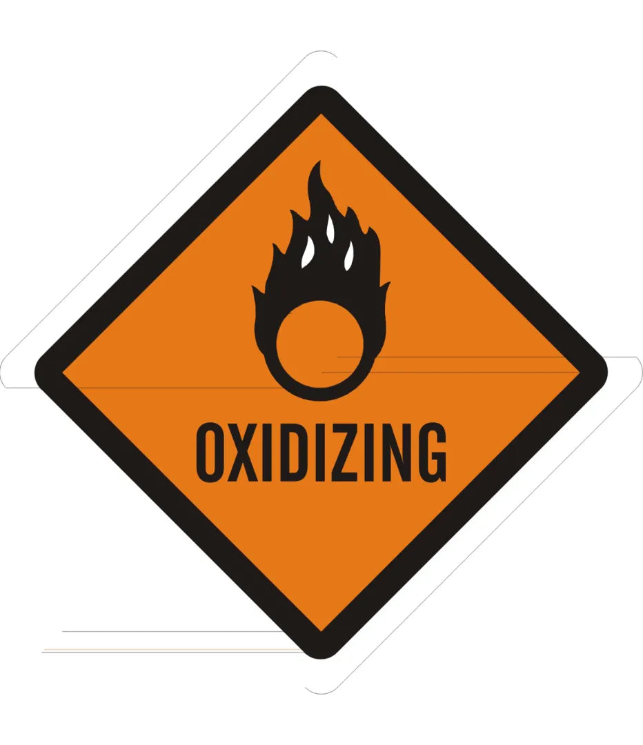 Oxidizing Sign – Safe-T