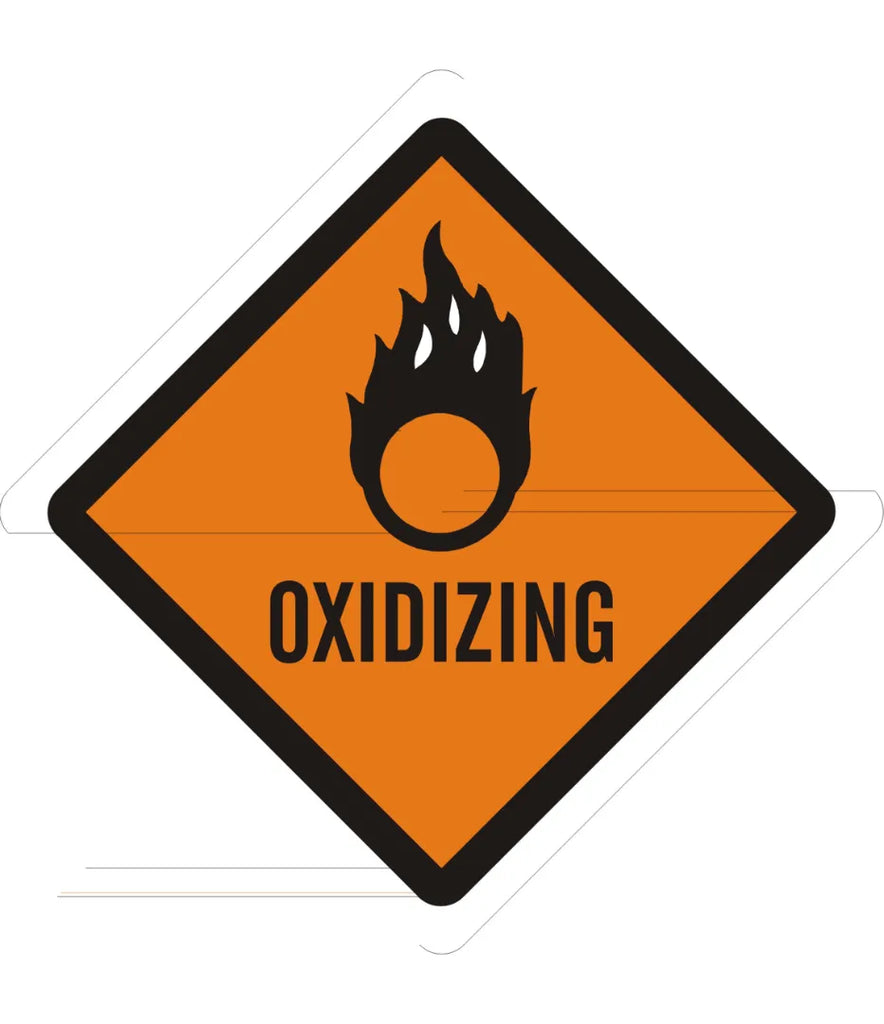 Oxidizing Sign – Safe-T