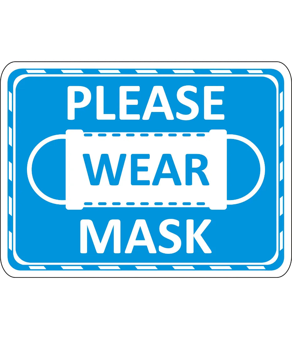 Please Wear Mask Sign – Safe-T
