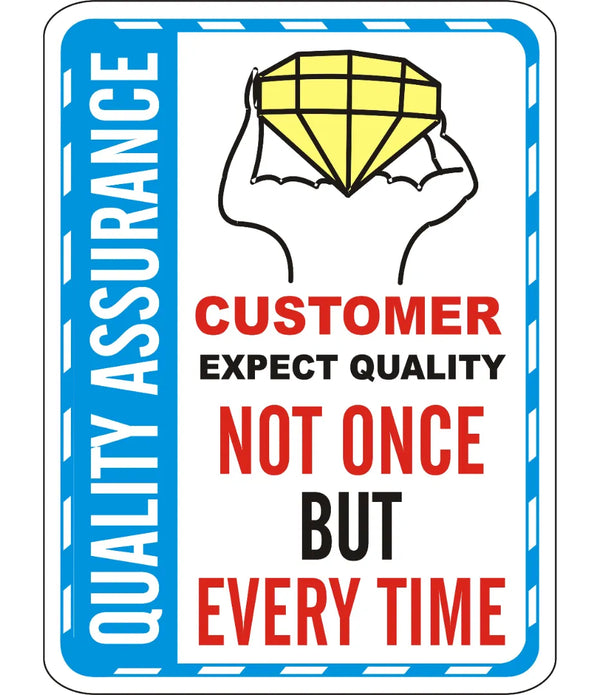 Customer Expect Quality Sign