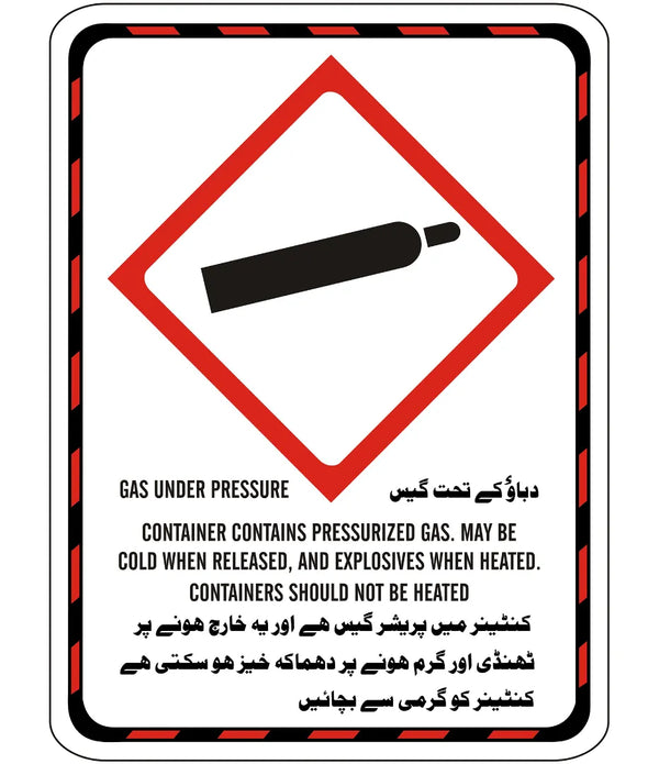 Gas Under Pressure Sign