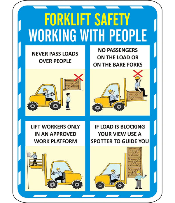 Forklift Safety Sign