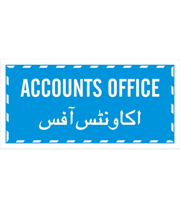 Account Office Sign