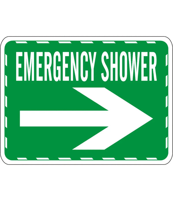 Emergency Shower Way Sign