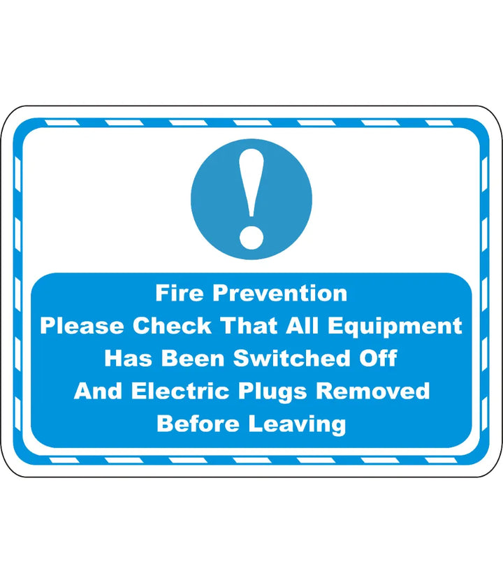Fire Prevention Sign – Safe-T