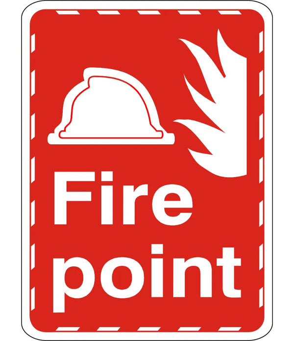 Fire Point Sign Example Fire Point Sign – Safe-T