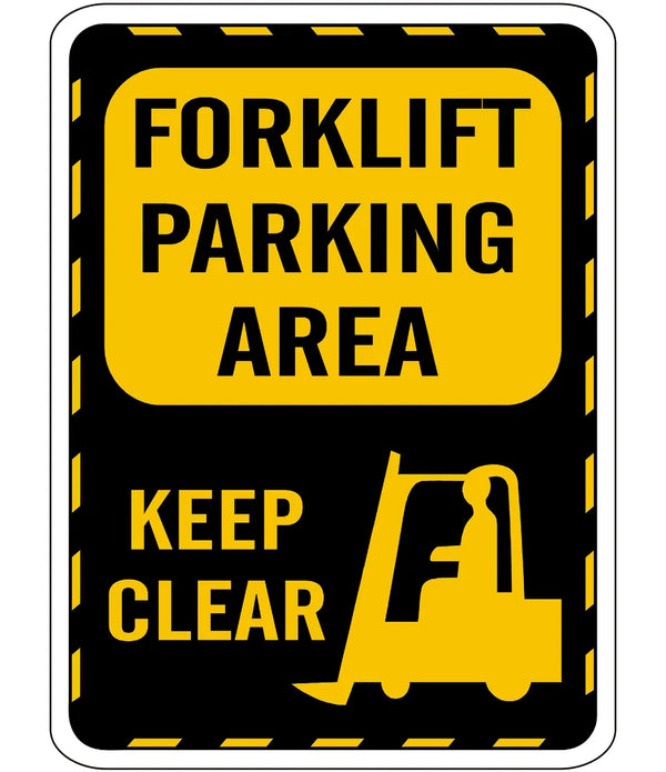 Forklift Parking Area Sign