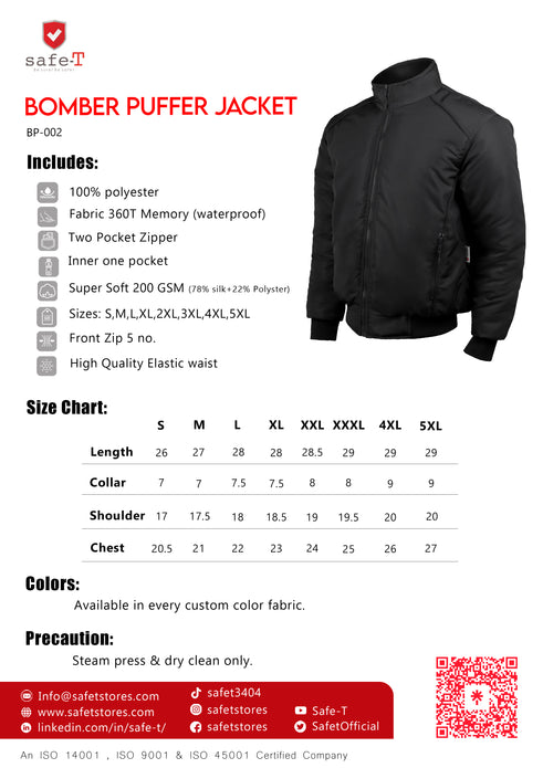 Bomber Puffer Black