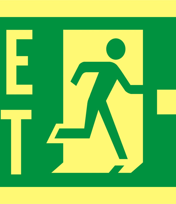 Fire Exit Right 2 Sign