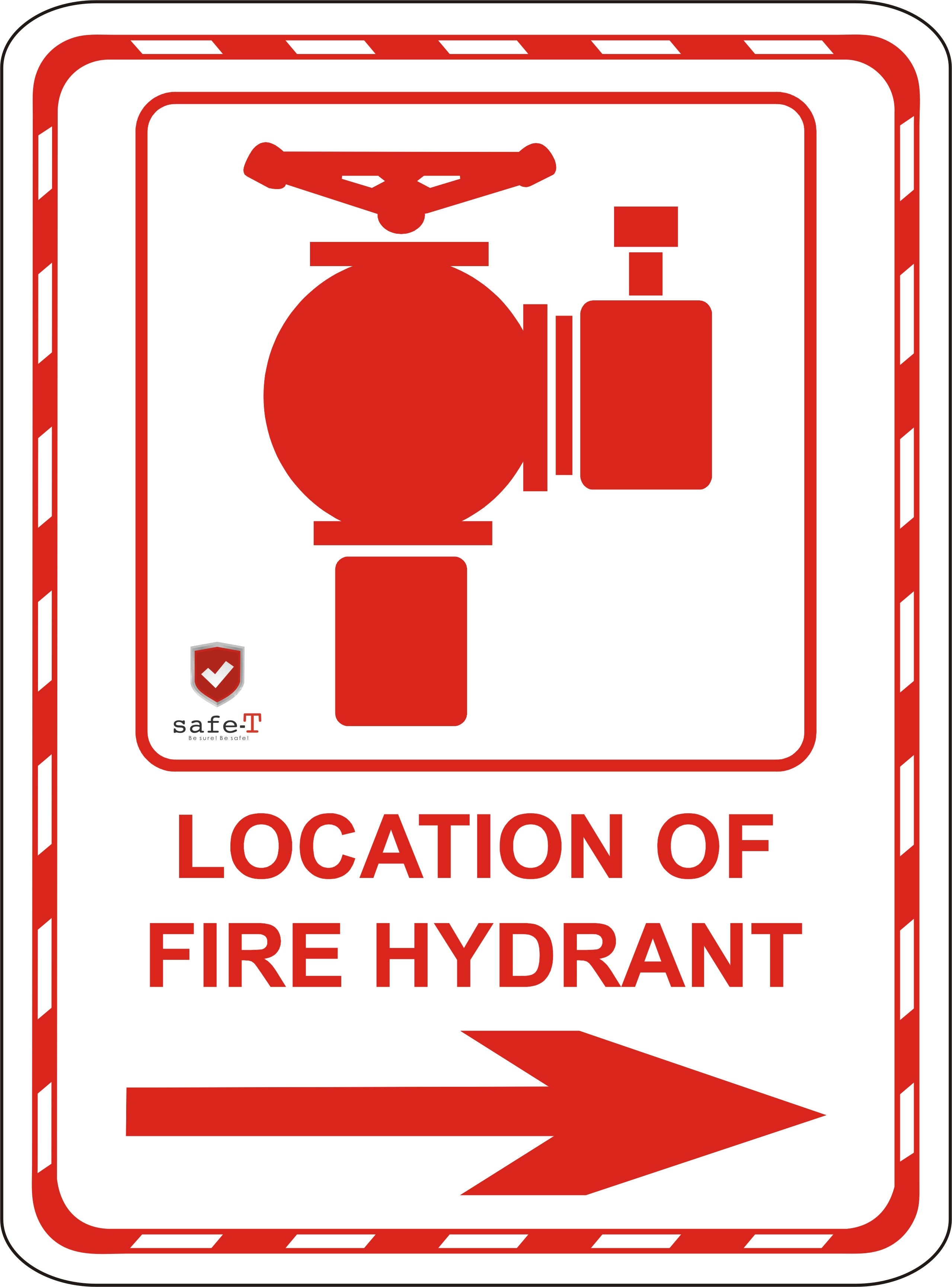 Location Of Fire Hydrant Sign – Safe-T