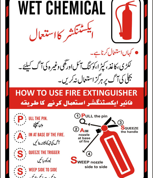 How To Use Fire Extinguisher Sign