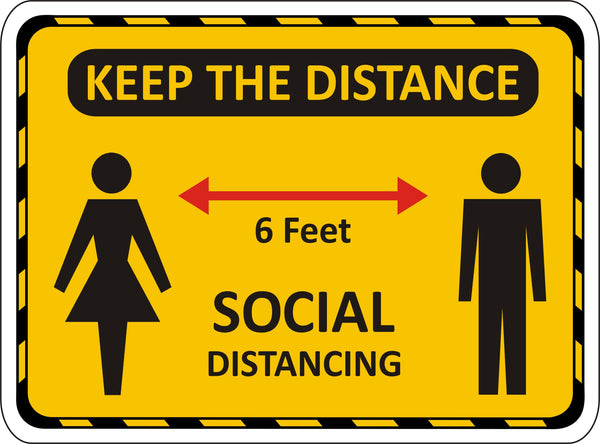 Keep Distance Sign